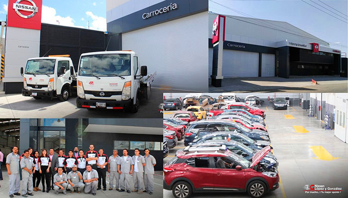 Nissan inaugura su primer taller de carrocería y pintura en México con la  nueva imagen de marca NREDI 2.1 - Autobody Magazine